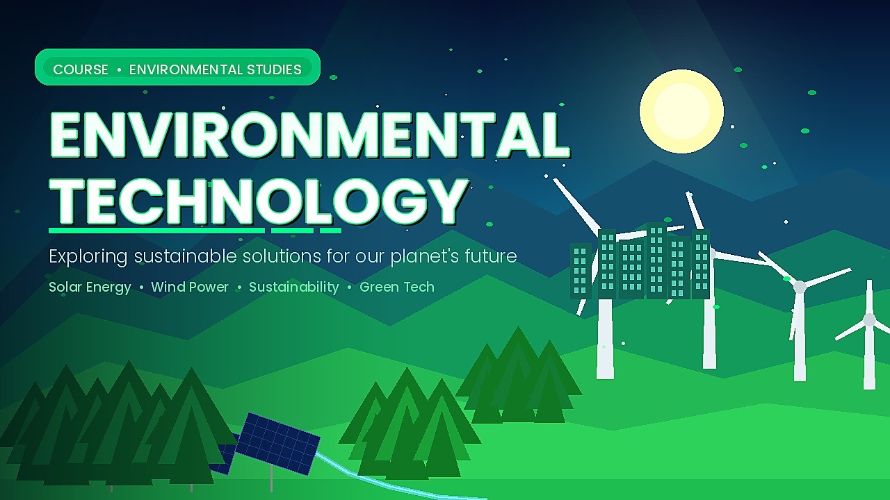 Course Image ENVIRONMENTAL TECHNOLOGY