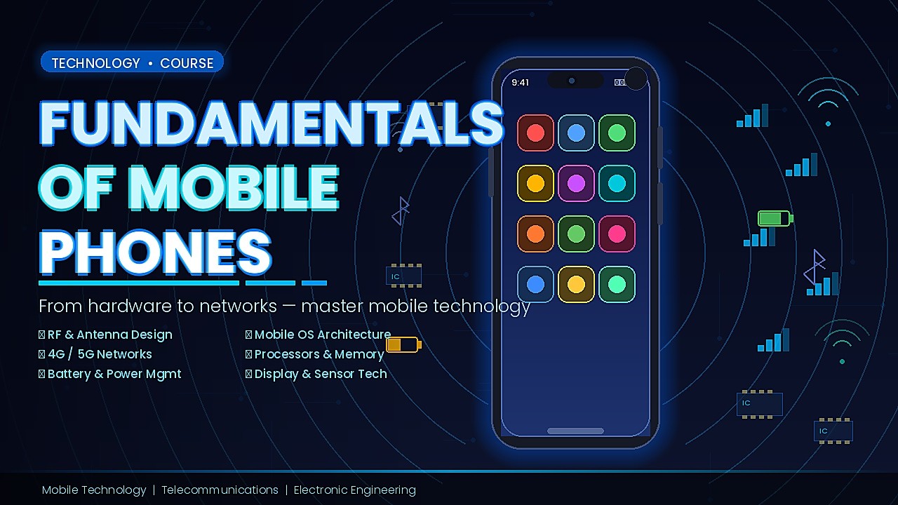 Course Image FUNDAMENTALS OF MOBILE PHONES
