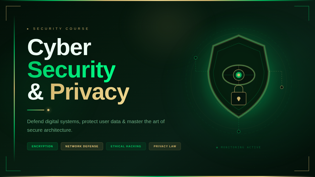 Course Image CYBER SECURITY AND PRIVACY