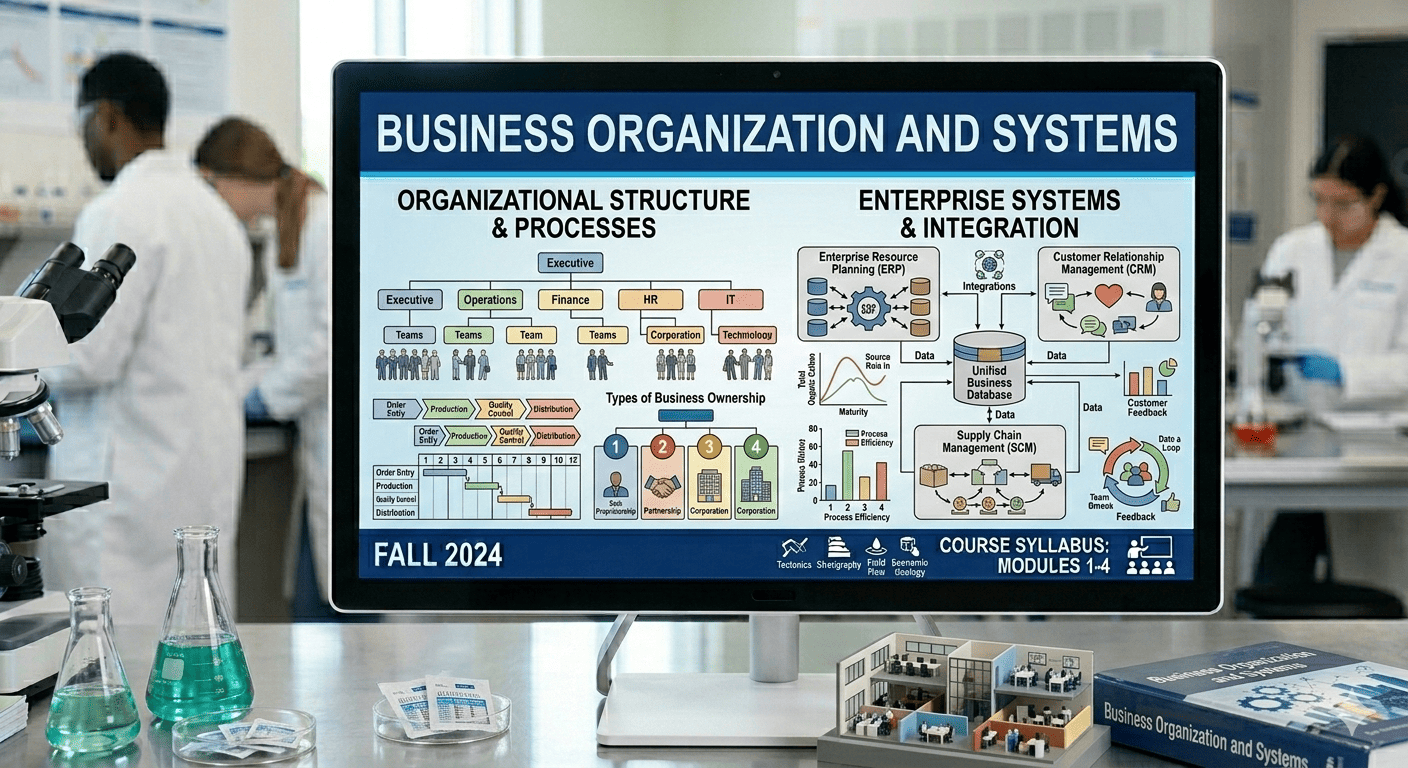 Course Image BBA 1101:Business Organization and Systems