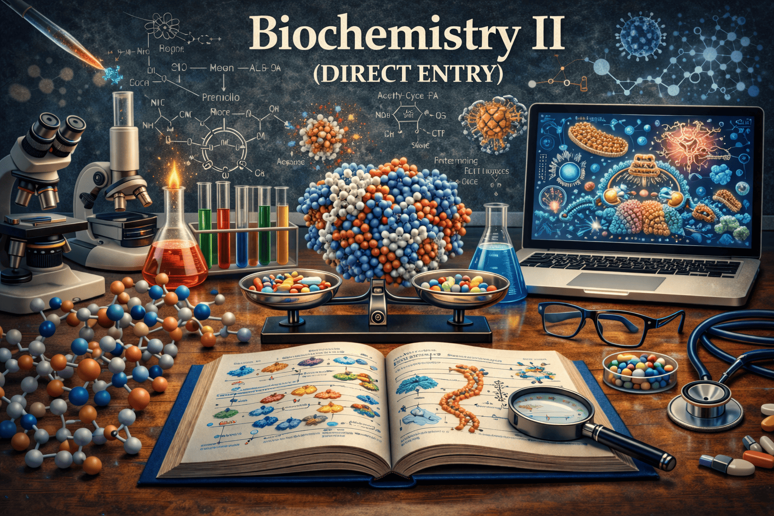 Course Image Biochemistry II (DIRECT ENTRY)